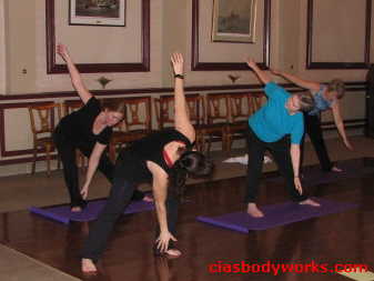 Cia Tweel teaches Halifax Club Yoga 2