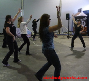 Salsafit with Cia Tweel for Dalplex at Optimyz Live Health Expo 2014 c